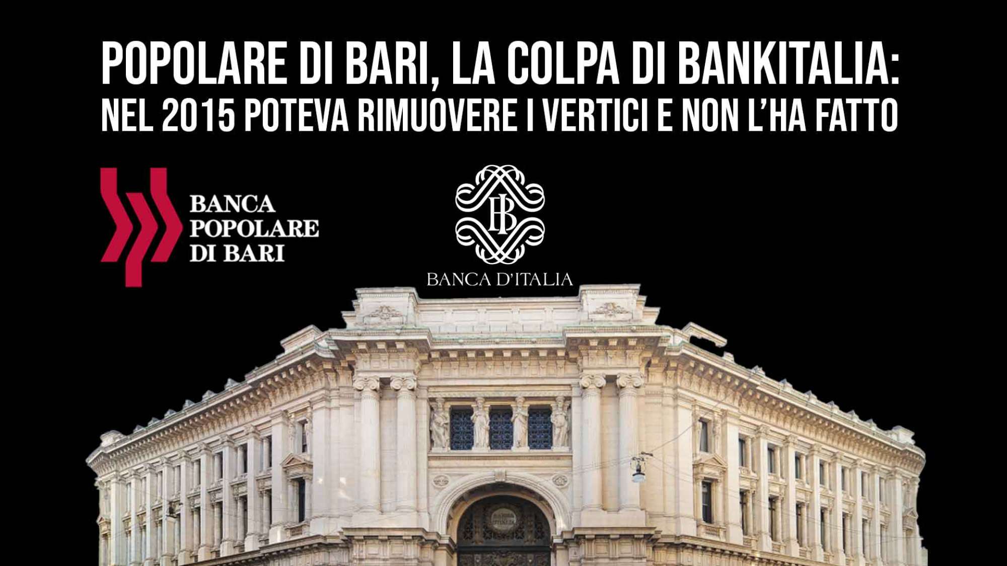 Banca d'Italia poteva rimuovere i vertici BPB.