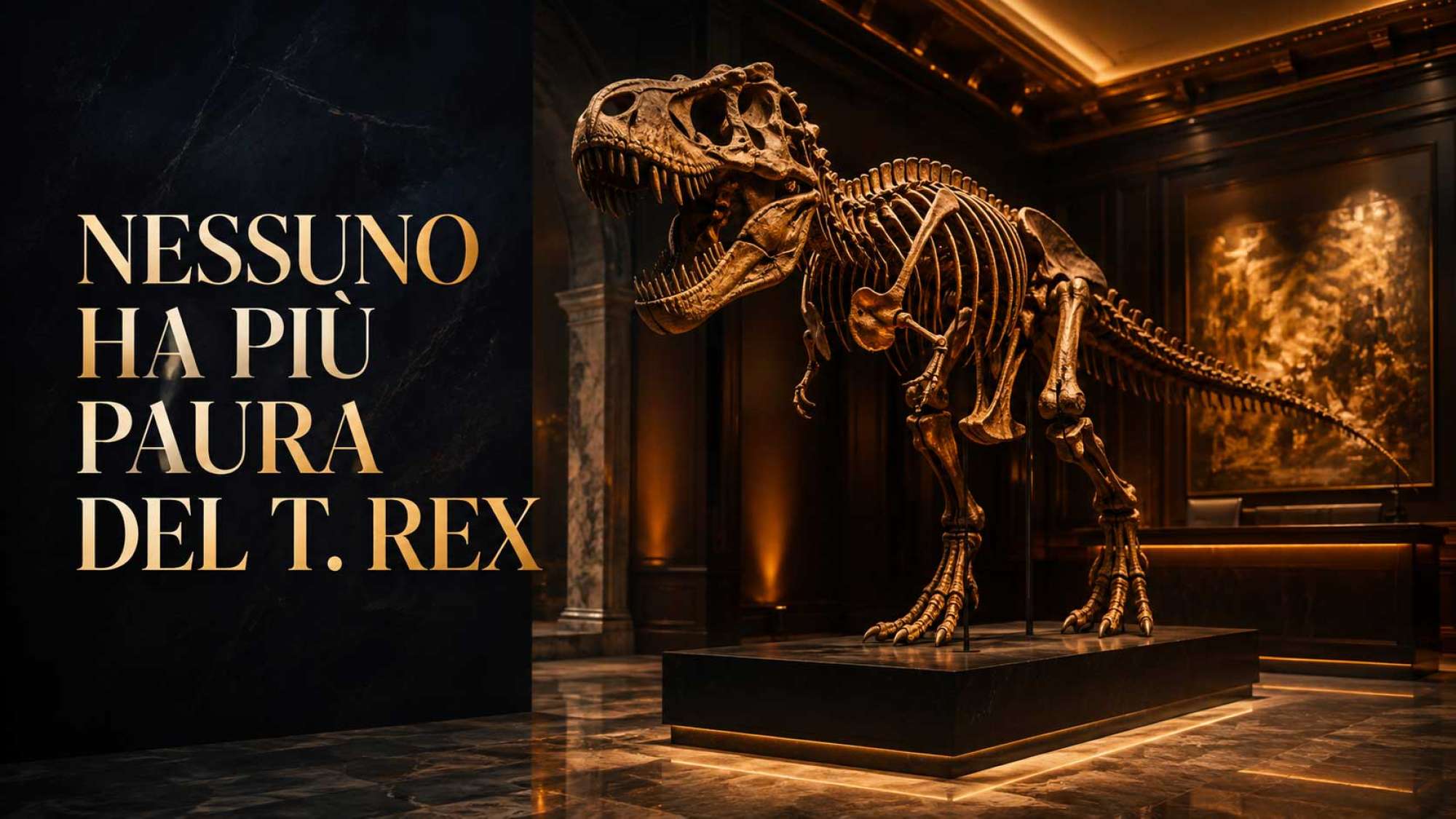 NESSUNO HA PIÙ PAURA DEL T. REX